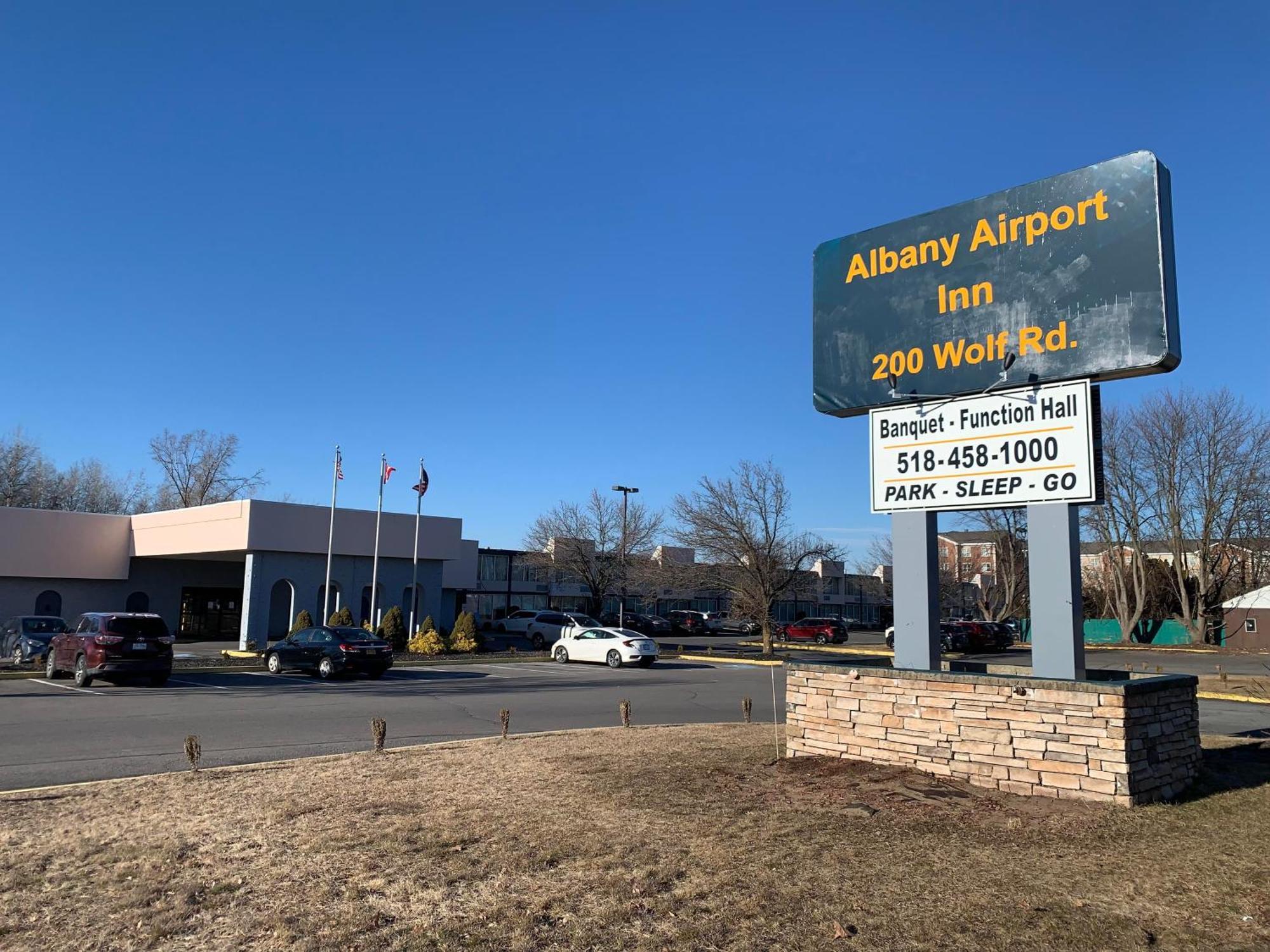 Albany Airport Inn Buitenkant foto